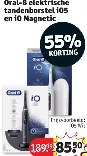 Promotie: elektrische tandenborstel iO5 en iO Magnetic