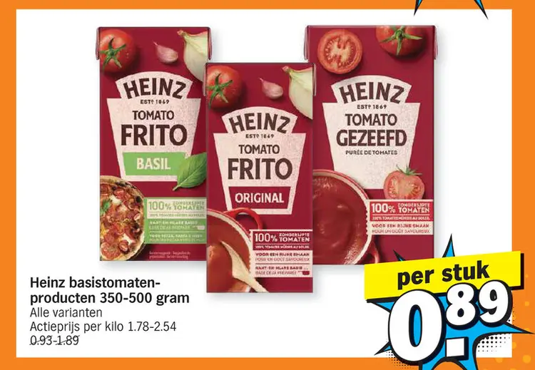 Promotie: Basistomatenproducten