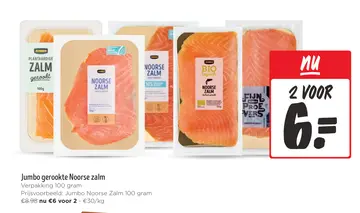 Aanbieding: Jumbo gerookte Noorse zalm