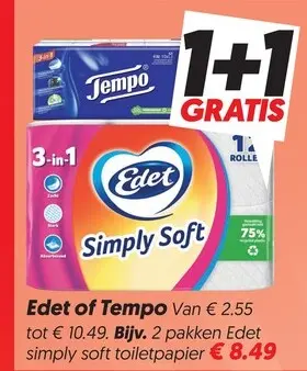 Aanbieding: Edet of Tempo