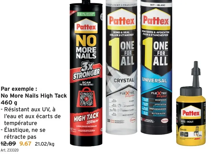 Offre: No More Nails High Tack