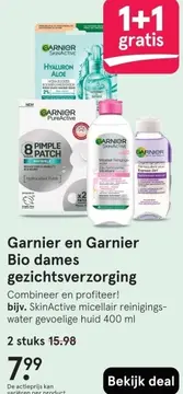 Aanbieding: Garnier en Garnier Bio dames gezichtsverzorging