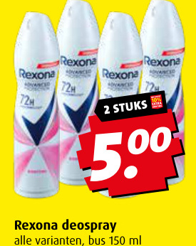 Aanbieding: Rexona deospray