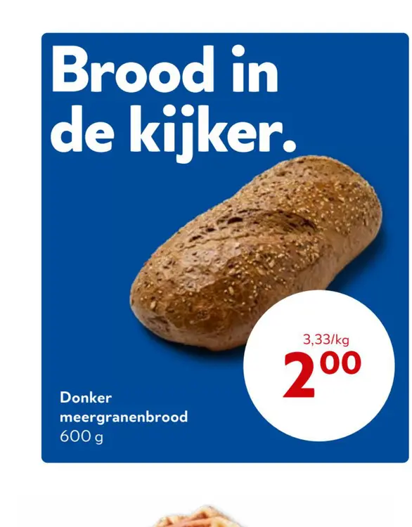 Promotie: Donker meergranenbrood