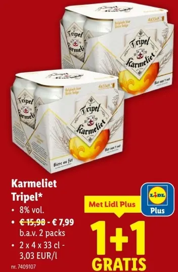 Promotie: Karmeliet Tripel