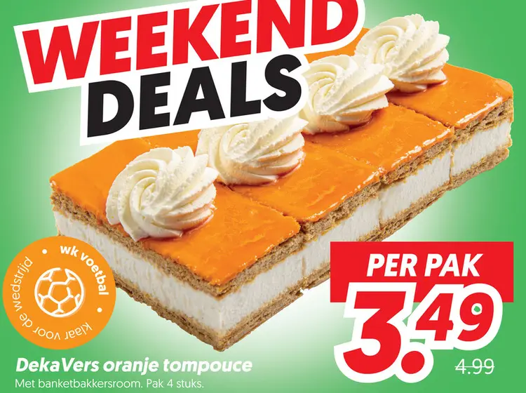 oranje tompouce