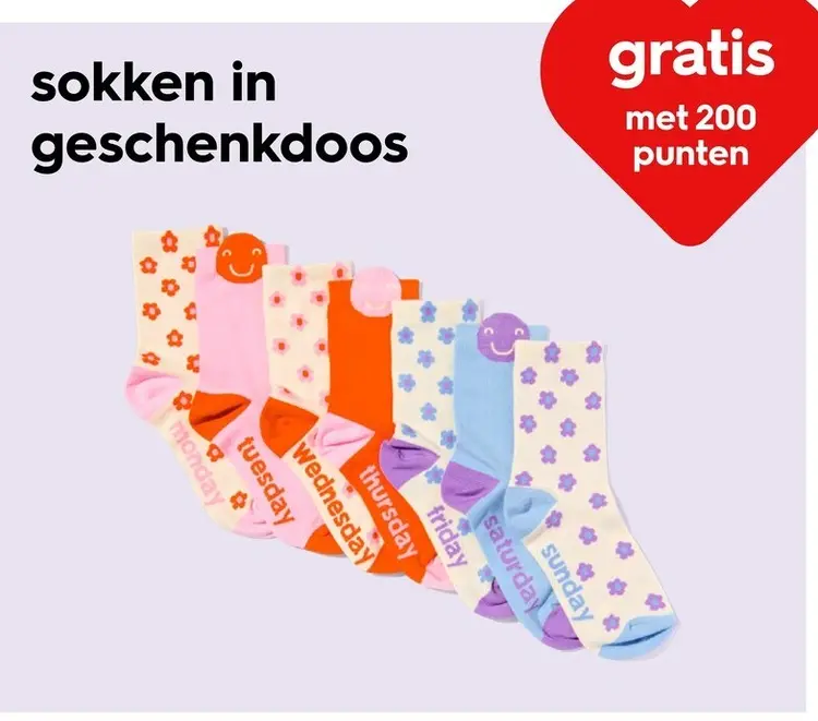 Promotie: Sokken in geschenkdoos