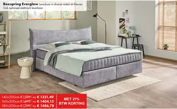 Aanbieding: Everglow boxspring