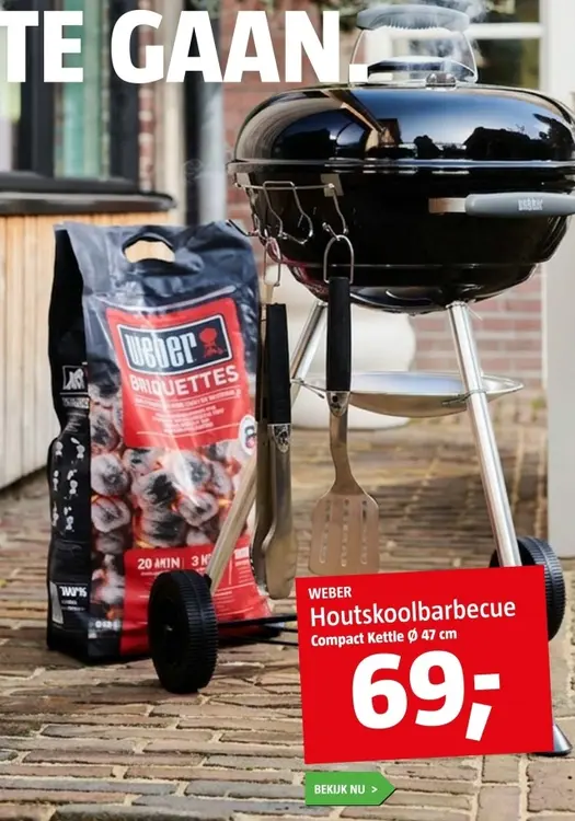 Aanbieding: Houtskoolbarbecue