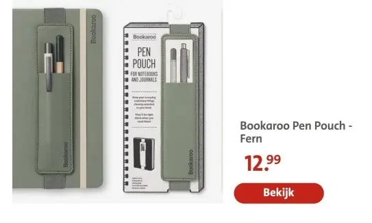 Aanbieding: Bookaroo Pen Pouch - Fern