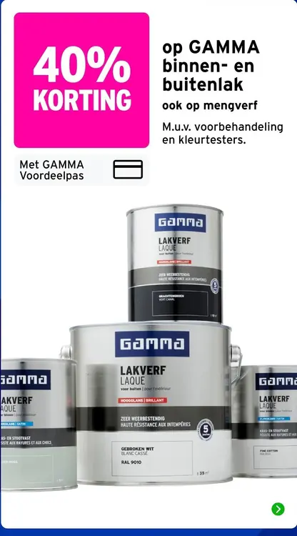 Aanbieding: GAMMA binnen- en buitenlak