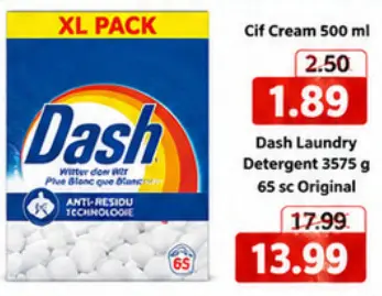 Promotie: Dash Laundry Detergent
