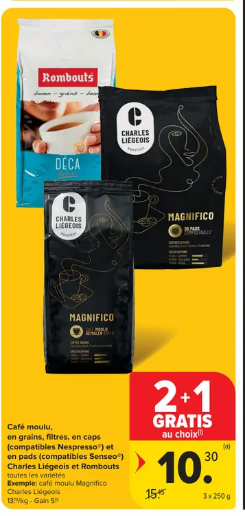 Offre: Café moulu Magnifico