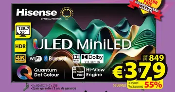 Aanbieding: Hisense ULED MiniLED