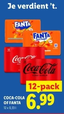 Aanbieding: Coca-Cola of Fanta