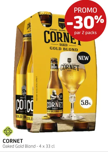 Offre: CORNET Oaked Gold Blond