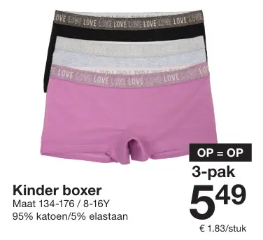Aanbieding: Kinder boxer