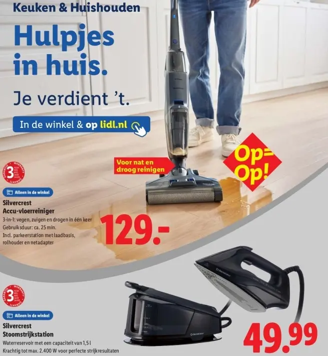 Aanbieding: Accu-vloerreiniger