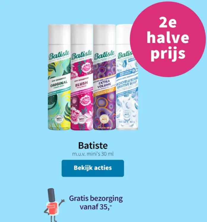 Promotie: Batiste Dry Shampoo