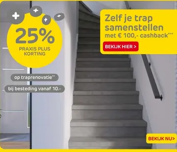 Aanbieding: trap samenstellen