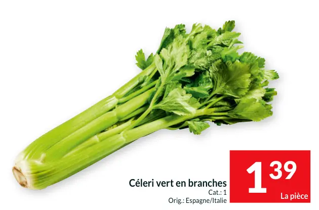 Offre: Céleri vert en branches