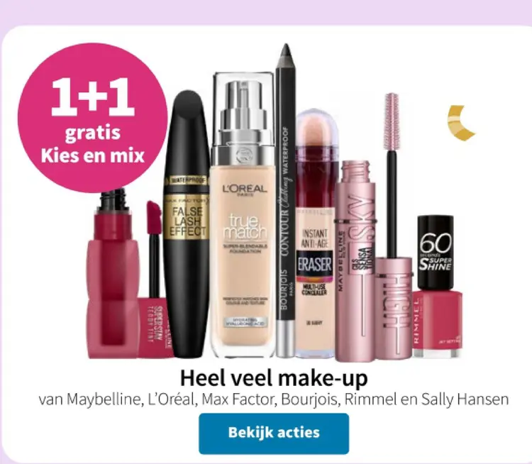 Aanbieding: Heel veel make-up