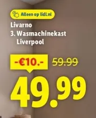 Aanbieding: Wasmachinekast Liverpool