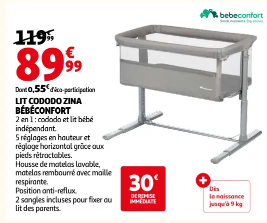 Offre: Lit cododo zina