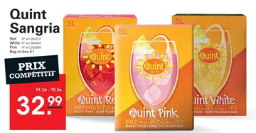 Offre: Quint Sangria