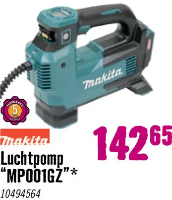 Aanbieding: Accu luchtpomp XGT MP001GZ 40V (excl. accu en lader)