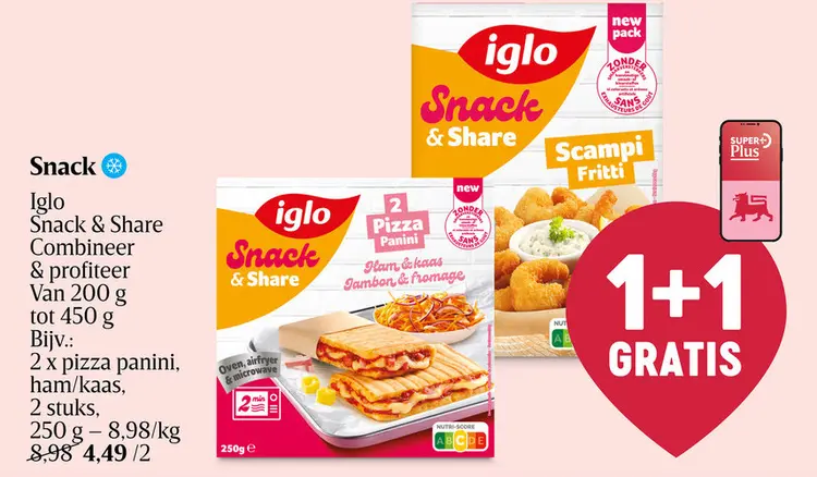 Promotie: Snack & Share