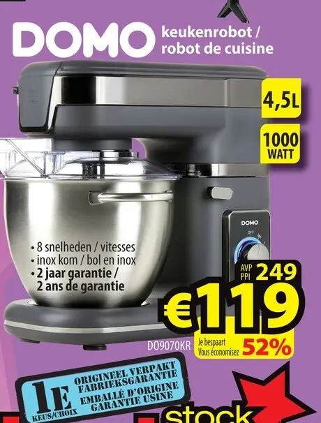 Promotie: Keukenrobot / robot de cuisine