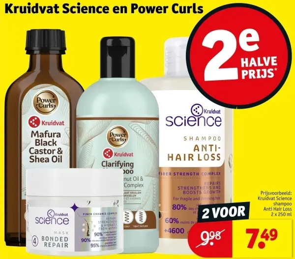 Aanbieding: Science Anti-Hair Loss shampoo