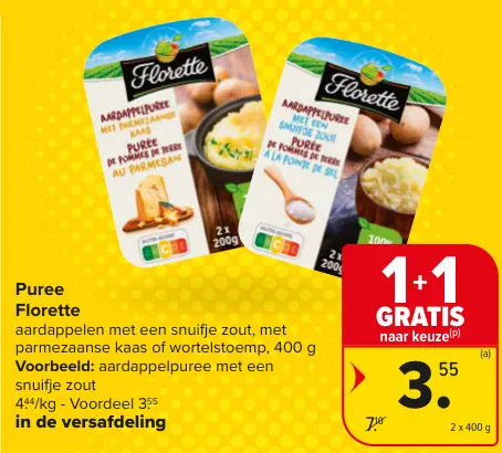 Promotie: Puree