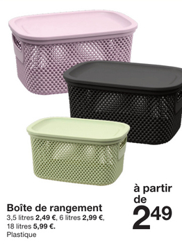 Offre: Boîte de rangement