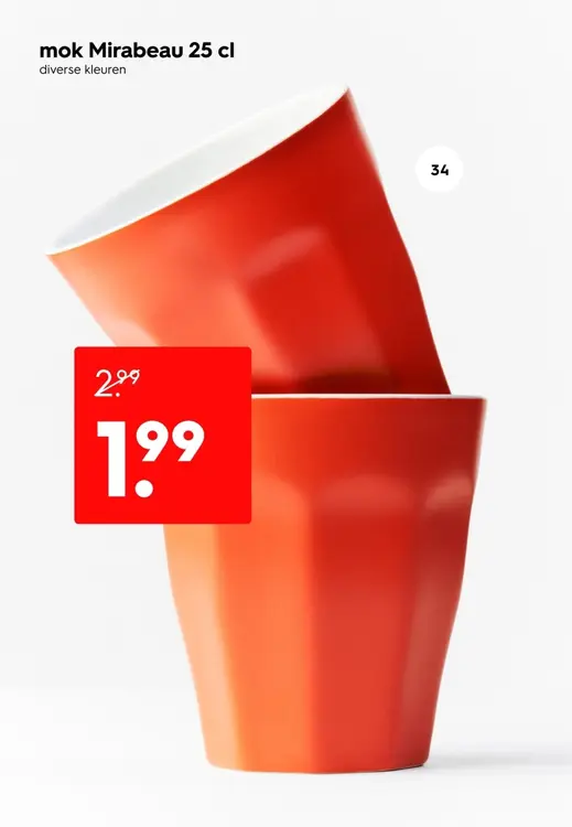 Aanbieding: Mok Mirabeau