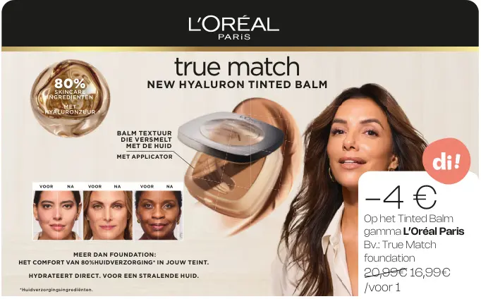 Promotie: True Match foundation