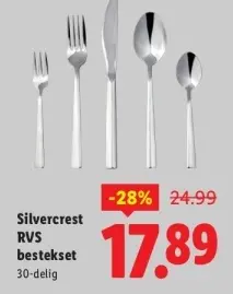 Aanbieding: bestekset