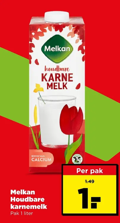 Aanbieding: Houdbare karnemelk