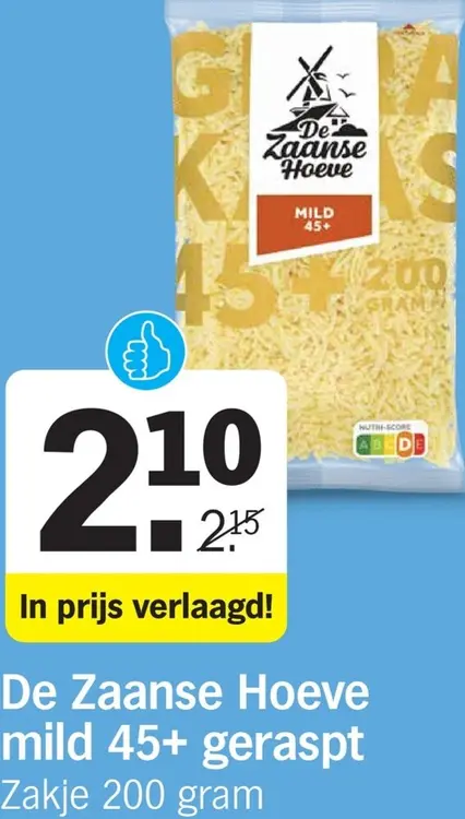 Aanbieding: Mild 45+ geraspt