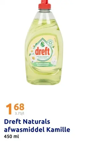 Aanbieding: Dreft Naturals afwasmiddel Kamille