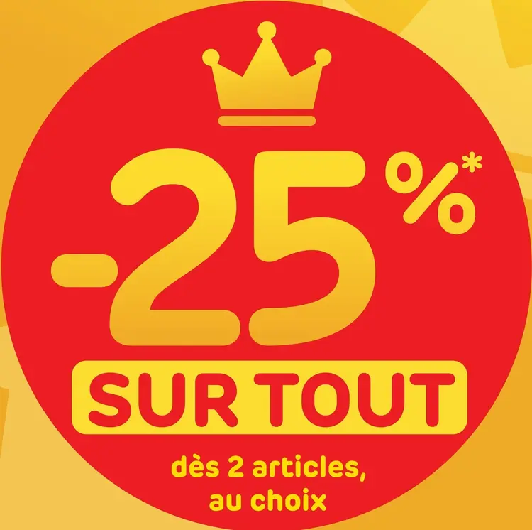 Offre: Sur tout