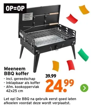 Aanbieding: Meeneem BBQ koffer