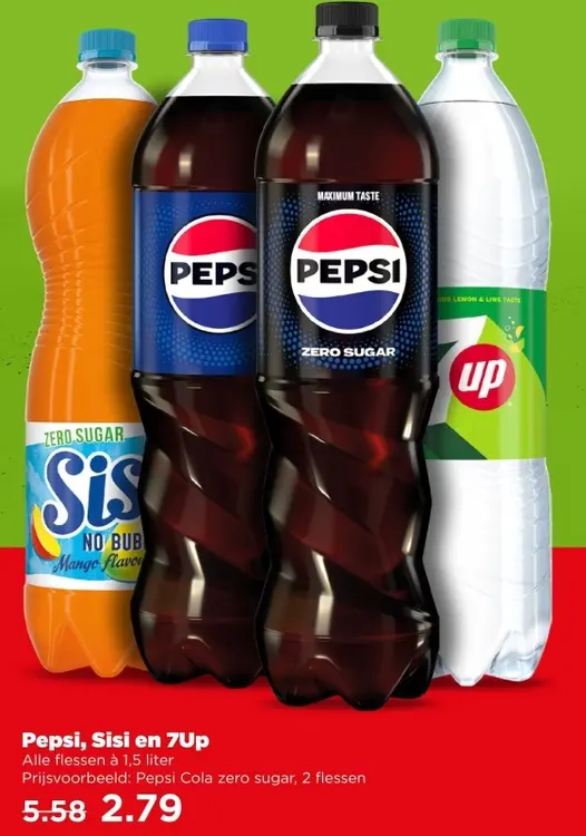 Aanbieding: Pepsi, Sisi en 7Up