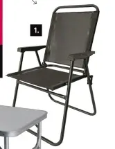 Aanbieding: Campingstoel zwart