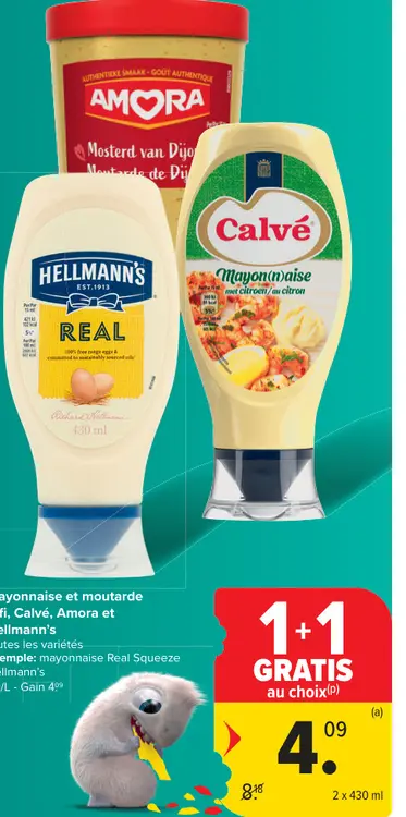 Offre: Mayonnaise et moutarde