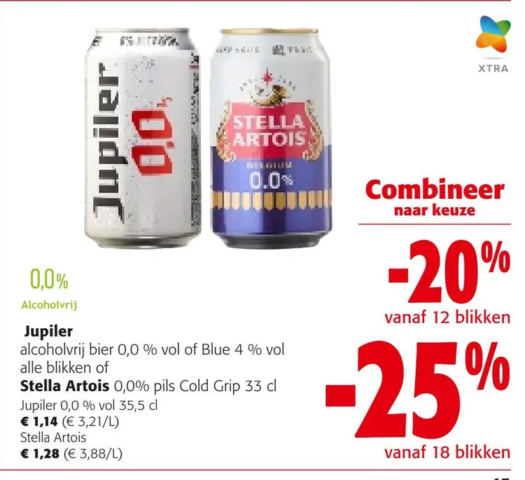 Aanbieding: Jupiler of Stella Artois