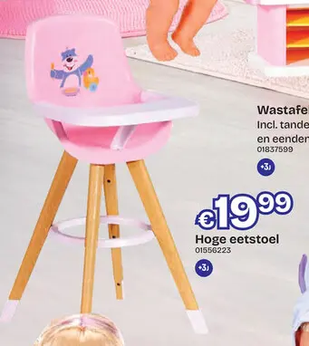 Aanbieding: Hoge eetstoel