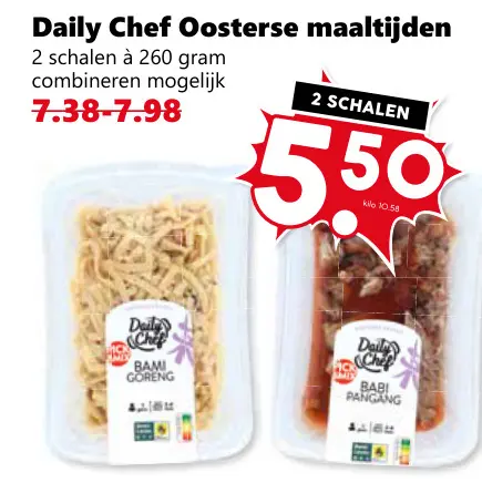 Aanbieding: Oosterse maaltijden