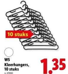 Promotie: Kleerhangers